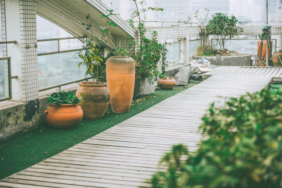 屋顶花园家庭公寓