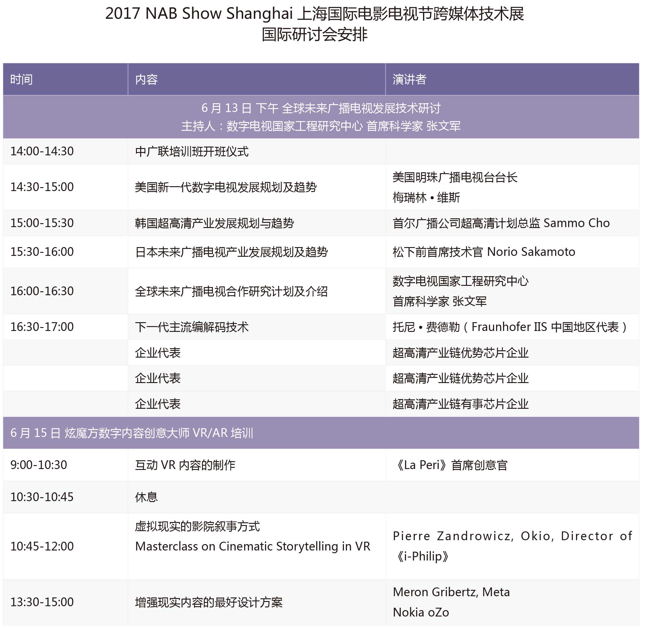 2017 NAB Show GIX-上海全球跨媒体创新峰会