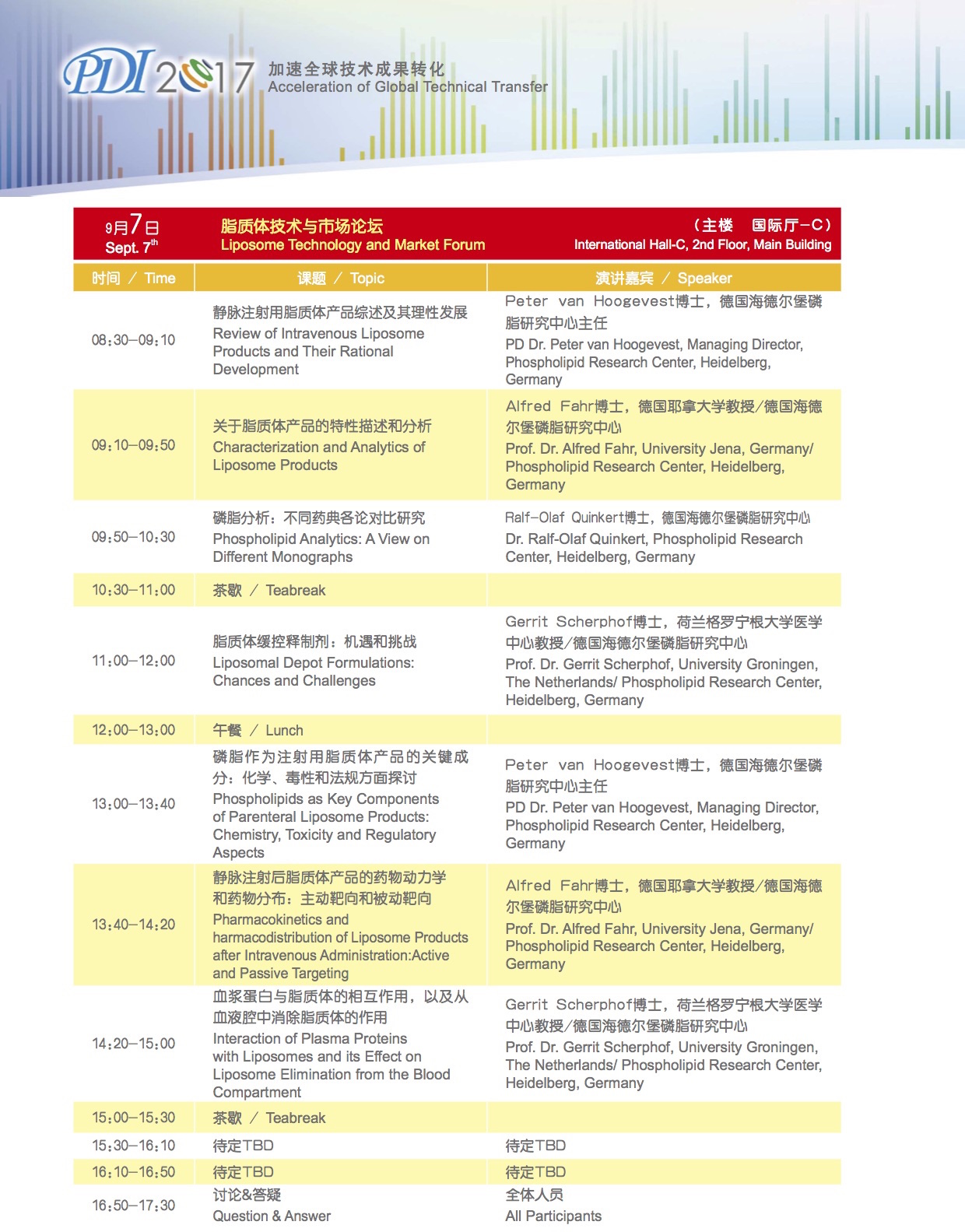 2017注射剂工业大会