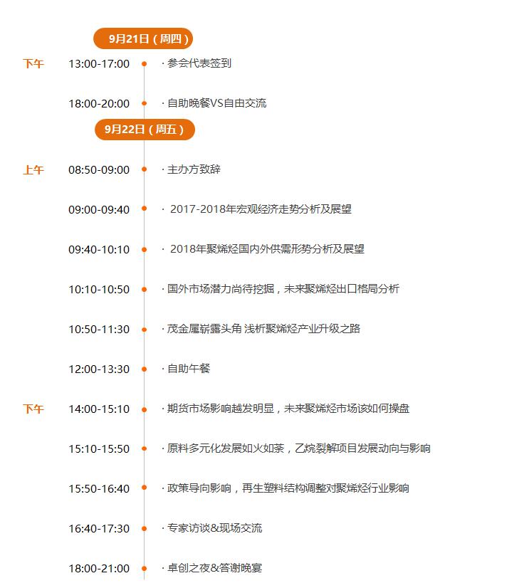 2017卓创资讯聚烯烃行业高峰论坛