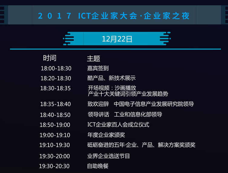 2017 ICT企业家大会