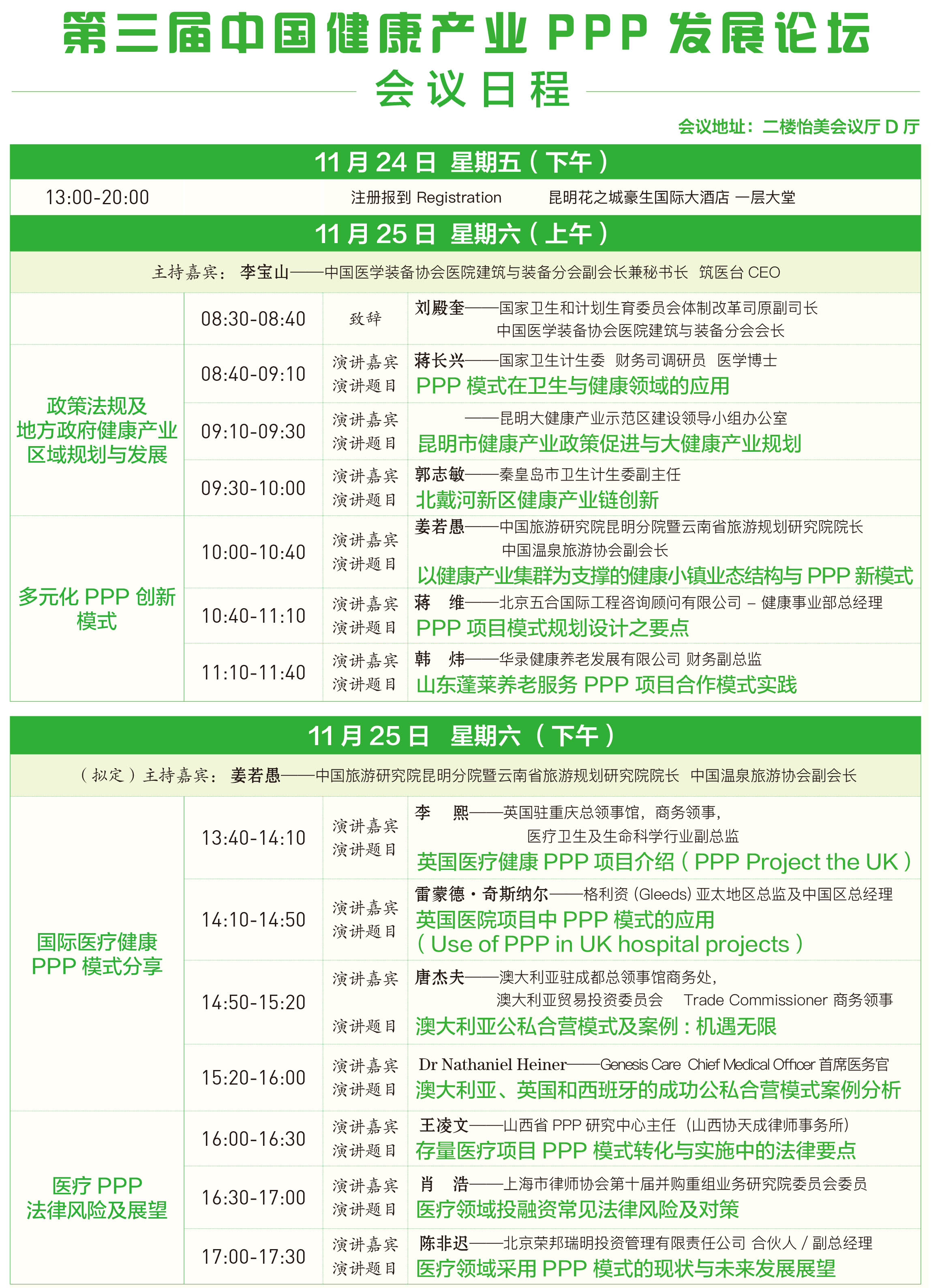 第三届中国健康产业PPP发展论坛