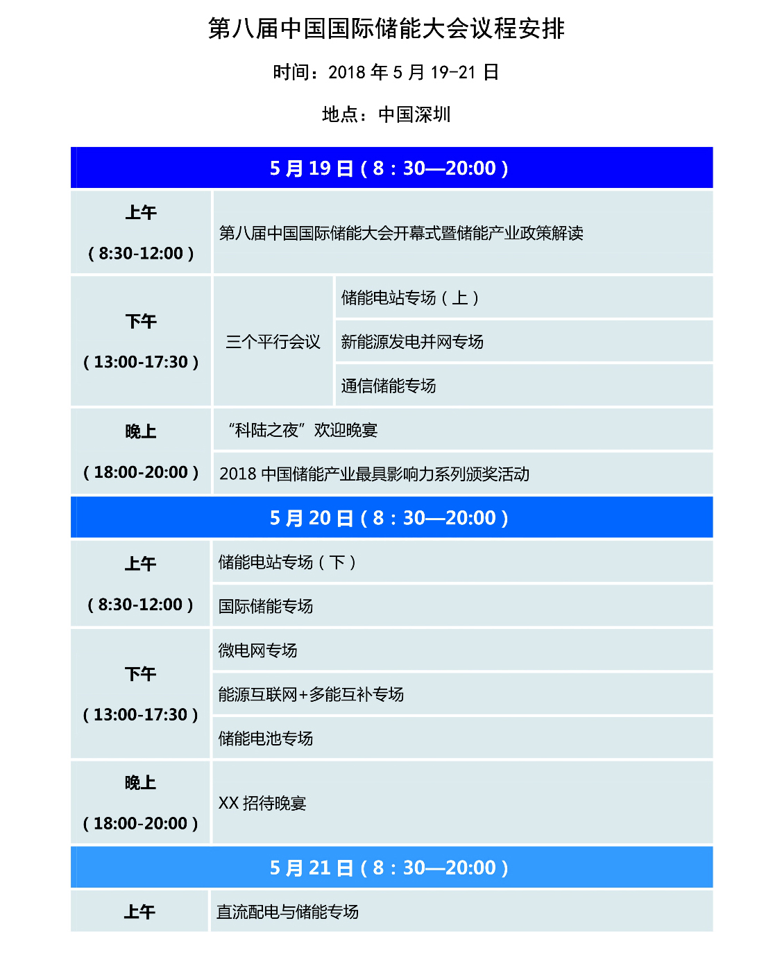 2018第八届中国国际储能大会