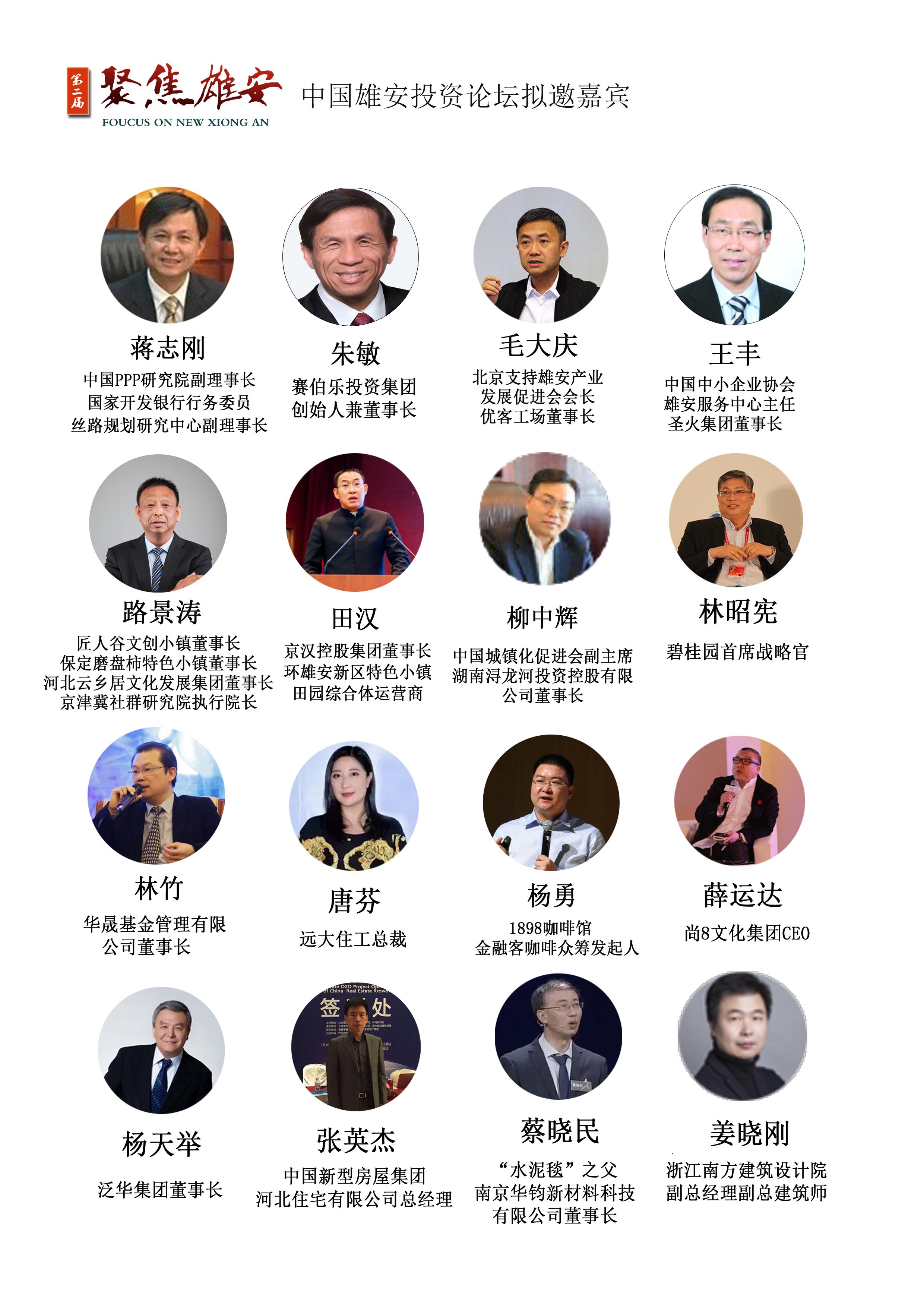 聚焦雄安·中国雄安投资高端峰会