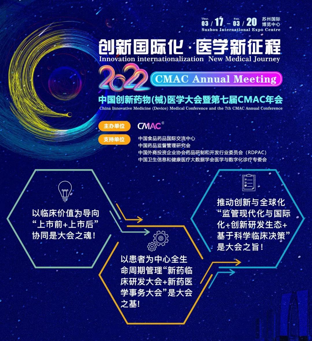 2022中国创新药物 (械) 医学大会暨第七届CMAC年会
