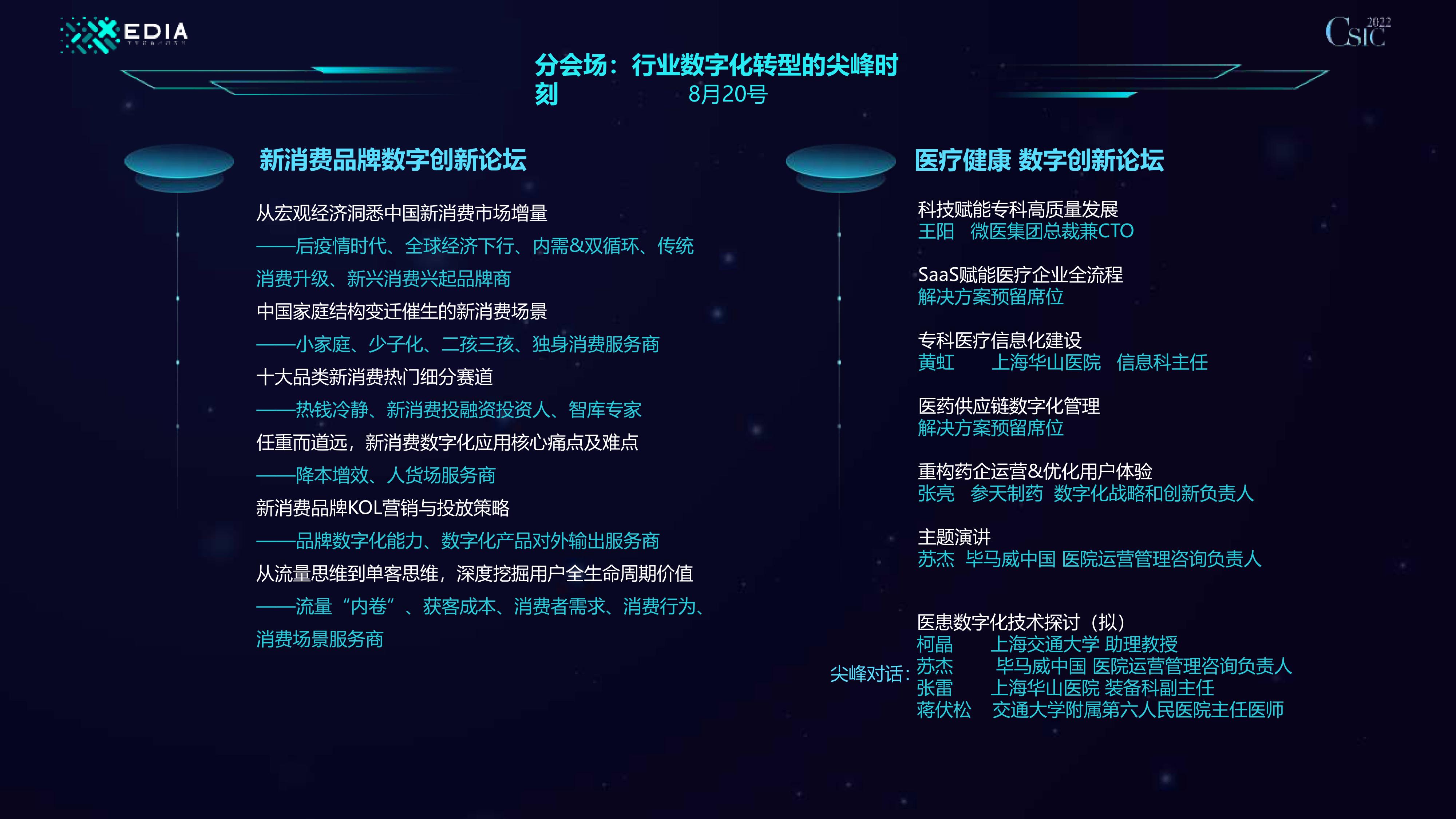 EDIA2022企业数智应用大会暨第七届SaaS应用大会