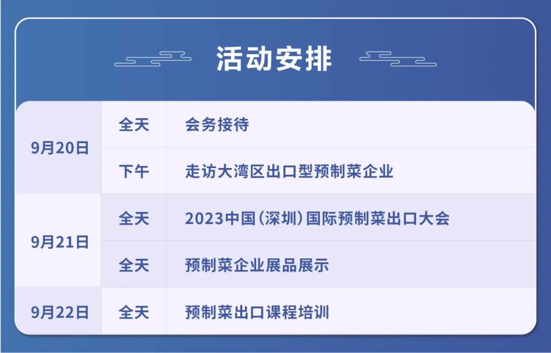 2023中国（深圳）国际预制菜出口大会暨展会