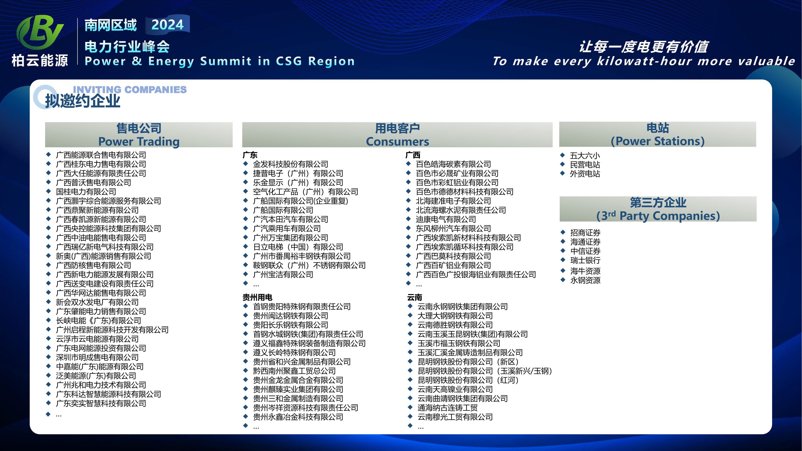 2024年南網(wǎng)區(qū)域電力行業(yè)峰會