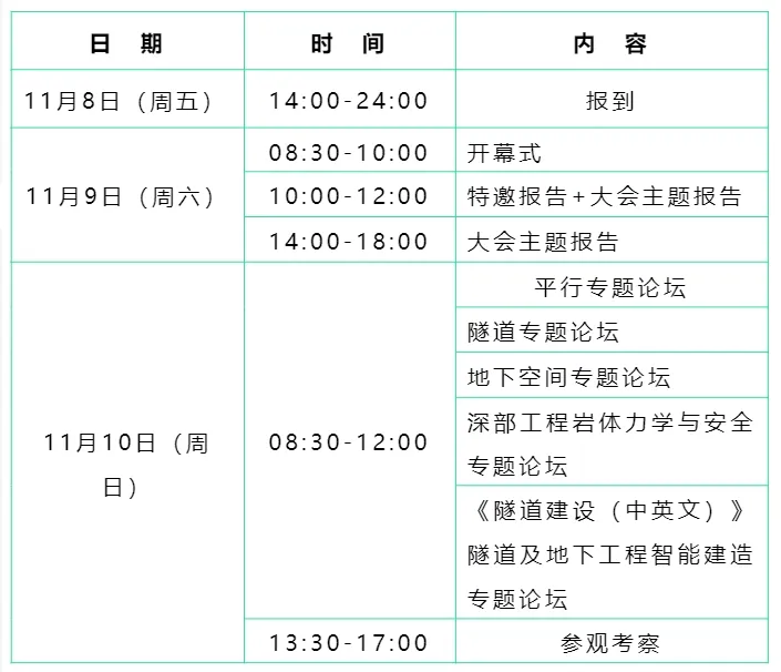 2024第三屆中國隧道與地下空間大會（ITUC）