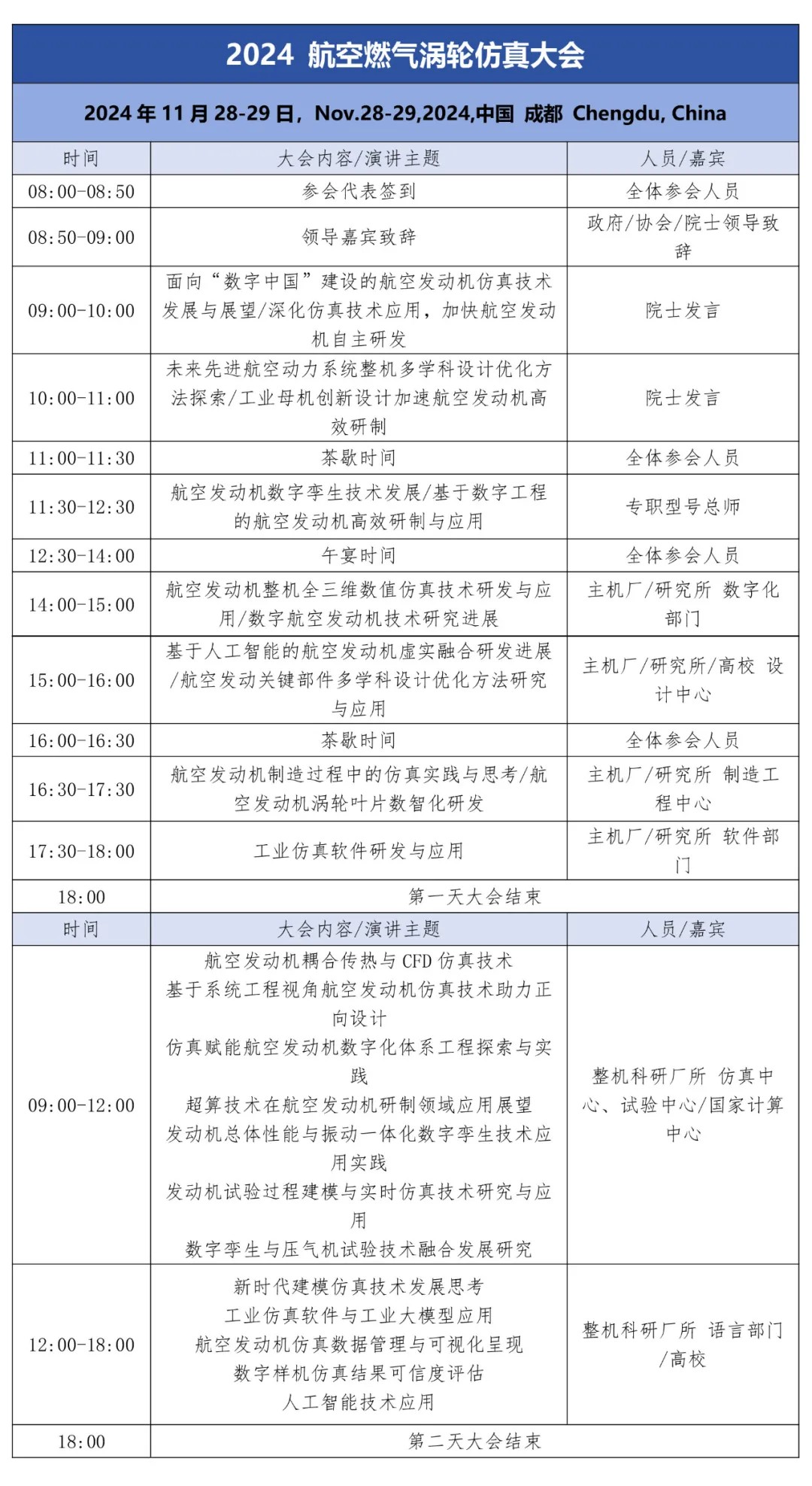 2024航空燃气涡轮仿真大会