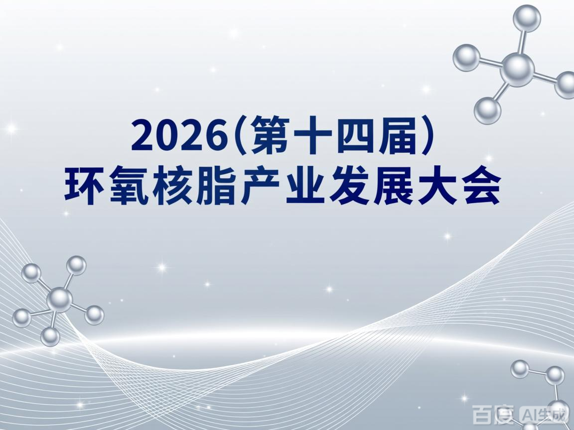 2026（第十四届）环氧树脂产业发展大会