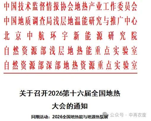 2026第十六届全国地热大会