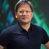 NVIDIA, 创始人兼 CEO 黄仁勋照片