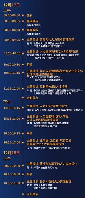 中国（安徽）第九届管理高峰论坛：智能时代人力资本管理创新（合肥）
