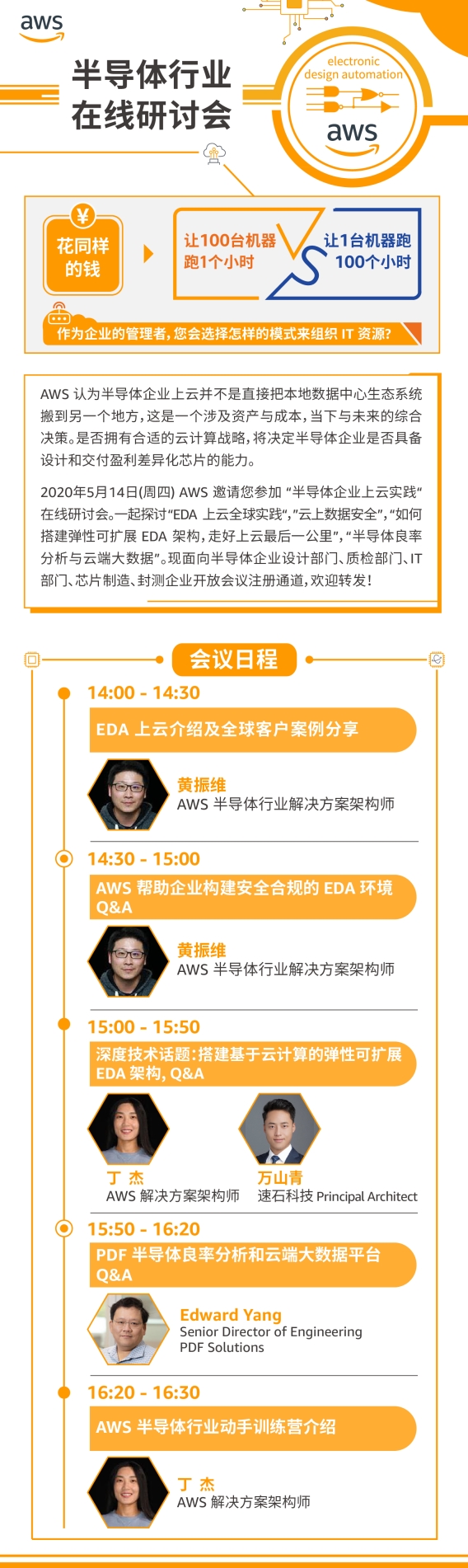 AWS“半导体企业线上云实践”在线研讨会