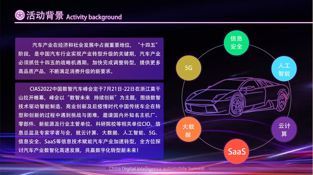 CIAS2022中國數智汽車峰會