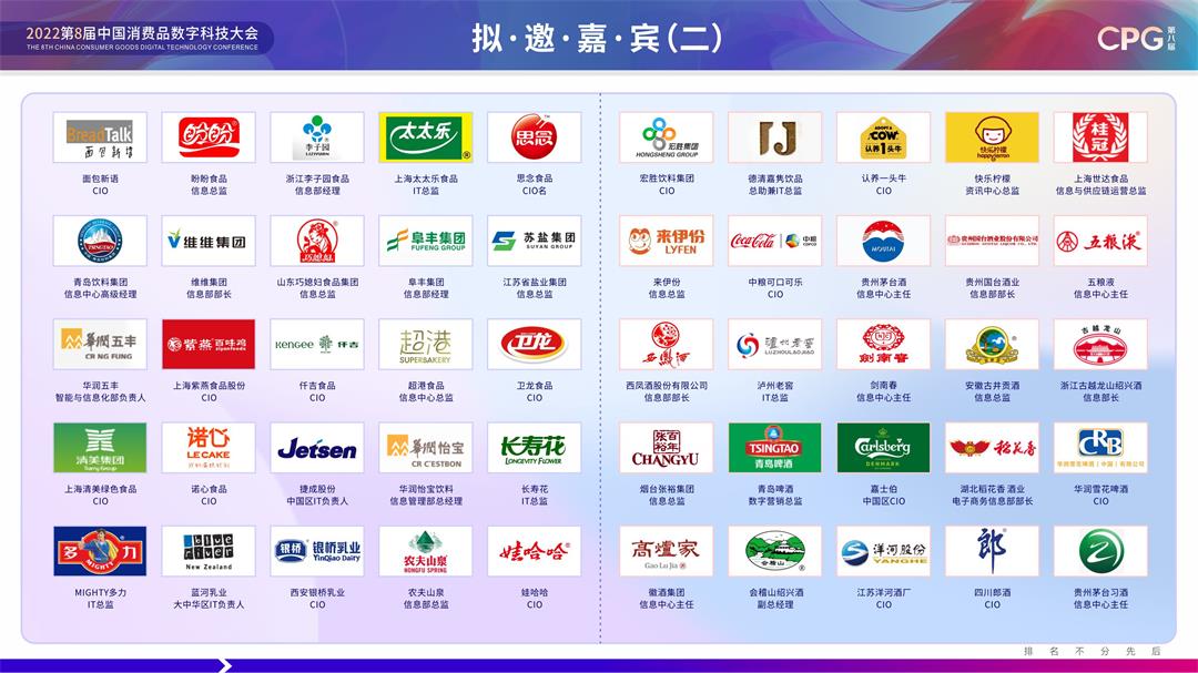 CPG 2022第八届中国消费品数字科技大会