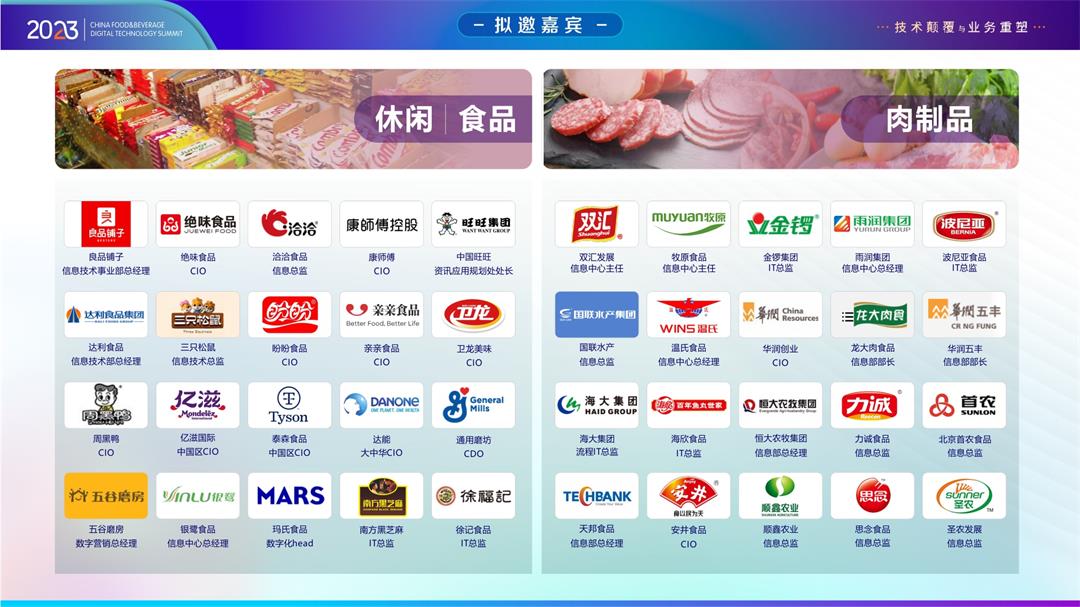 FDT 2023中國食品飲料數字科技峰會