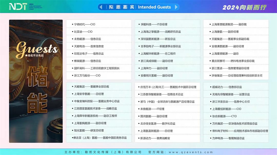 ​NDT 2024第二届新能源数字科技大会