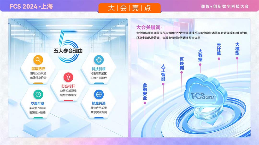 FCS 2024 第十届银行&保险数字科技大会