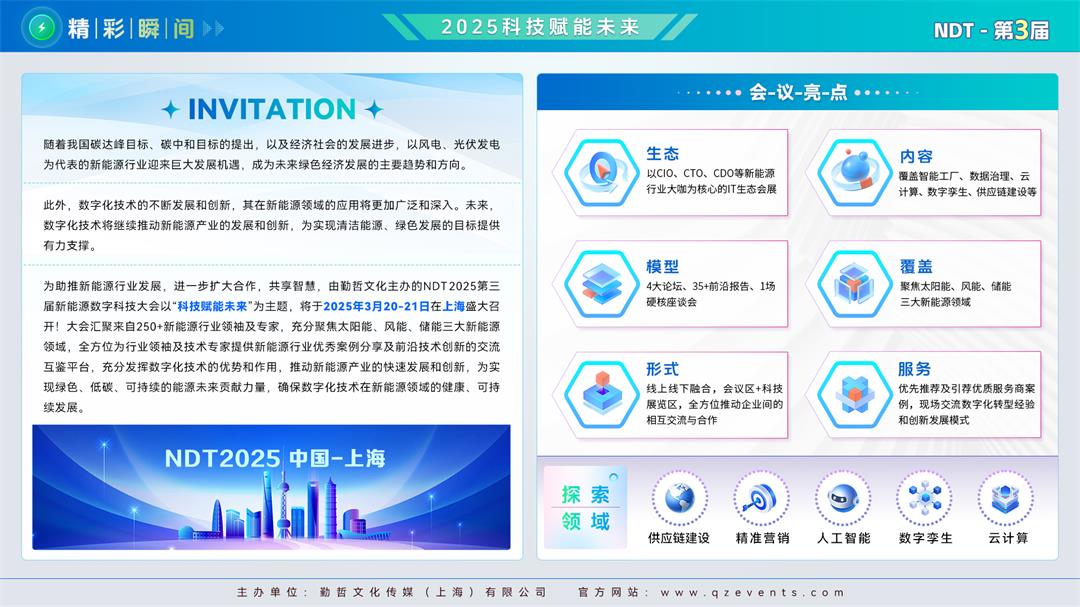 ​NDT 2025第三届新能源数字科技大会