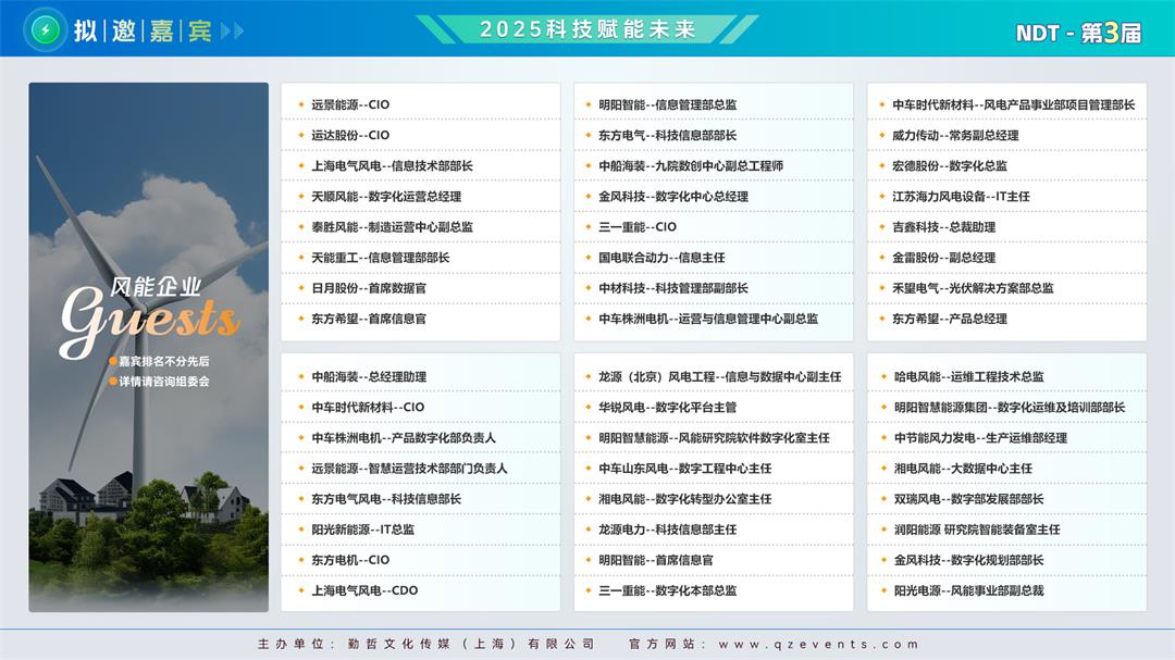 ​NDT 2025第三届新能源数字科技大会