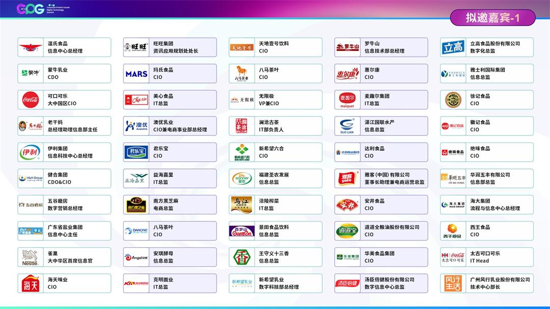 CPG 2025第十二届中国消费品数字科技大会