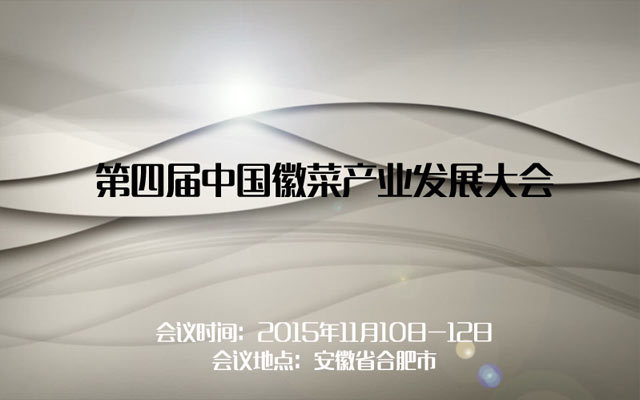 第四届中国徽菜产业发展大会