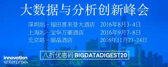 2016Innovation Enterprise2016年大数据与分析创新峰会（上海站）
