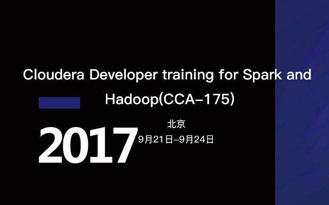 Cloudera Developer training for Spark and Hadoop(CCA-175)