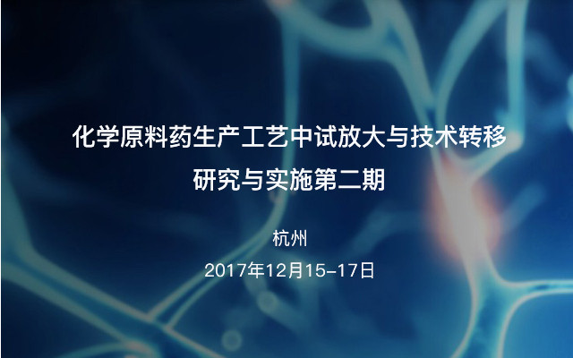化学原料药生产工艺中试放大与技术转移研究与实施第二期