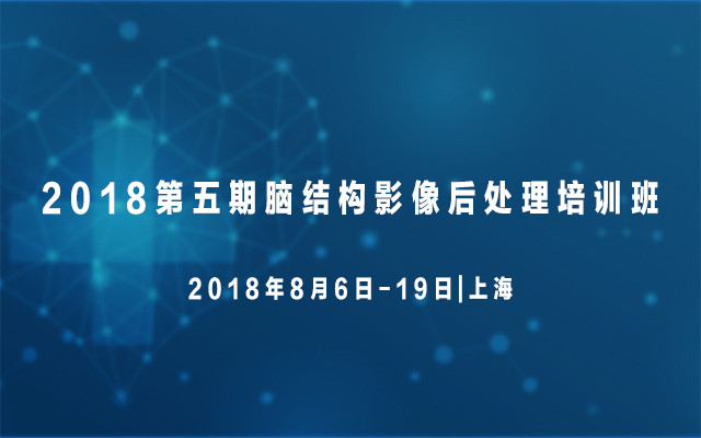 2018第五期脑结构影像后处理培训班