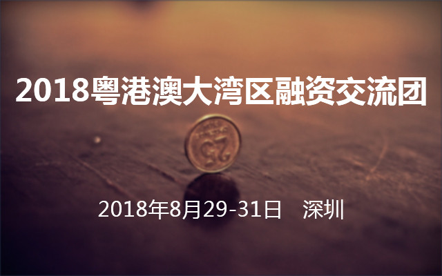 2018粤港澳大湾区融资交流团