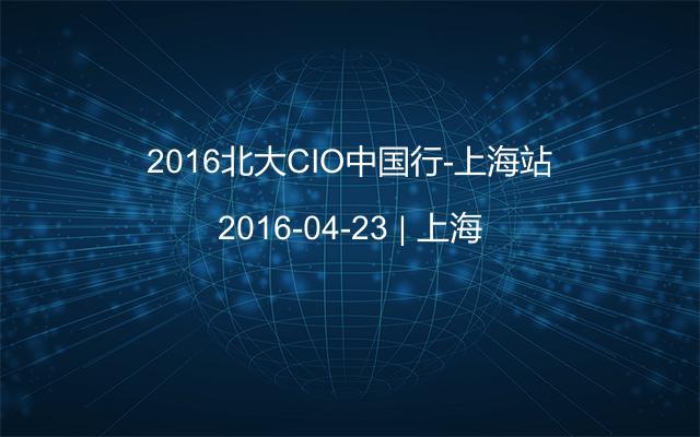 2016北大CIO中国行-上海站