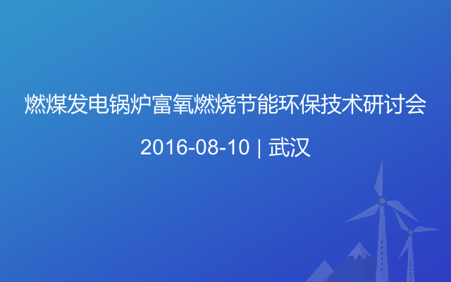 燃煤发电锅炉富氧燃烧节能环保技术研讨会