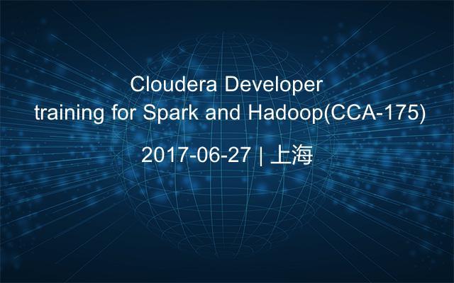 Cloudera Developer training for Spark and Hadoop(CCA-175)