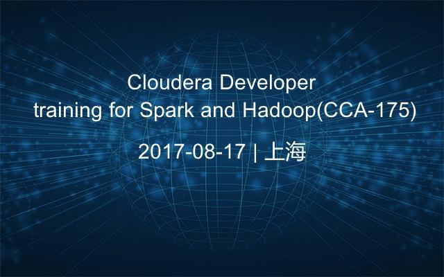 Cloudera Developer training for Spark and Hadoop(CCA-175)