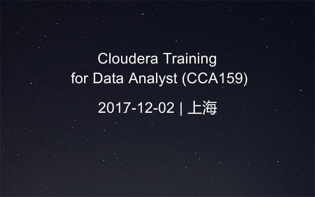 Cloudera Training for Data Analyst (CCA159)