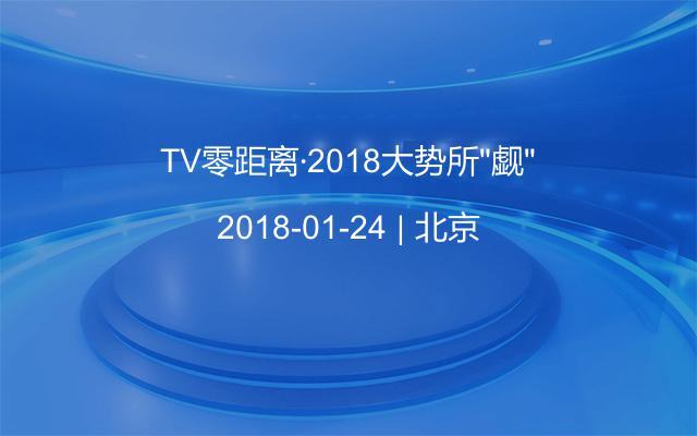 TV零距离·2018大势所“觑”