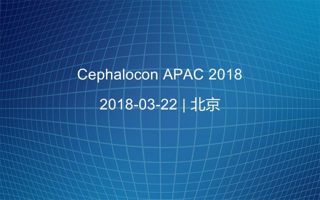 Cephalocon APAC 2018