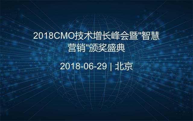 2018CMO技术增长峰会暨“智慧营销”颁奖盛典