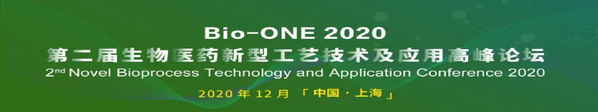 Bio-ONE 2020生物医药新型工艺技术及应用高峰论坛（第二届）