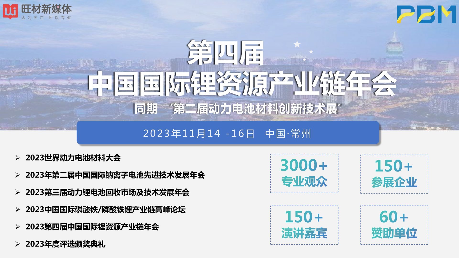 2023第四届中国国际锂资源产业链年会