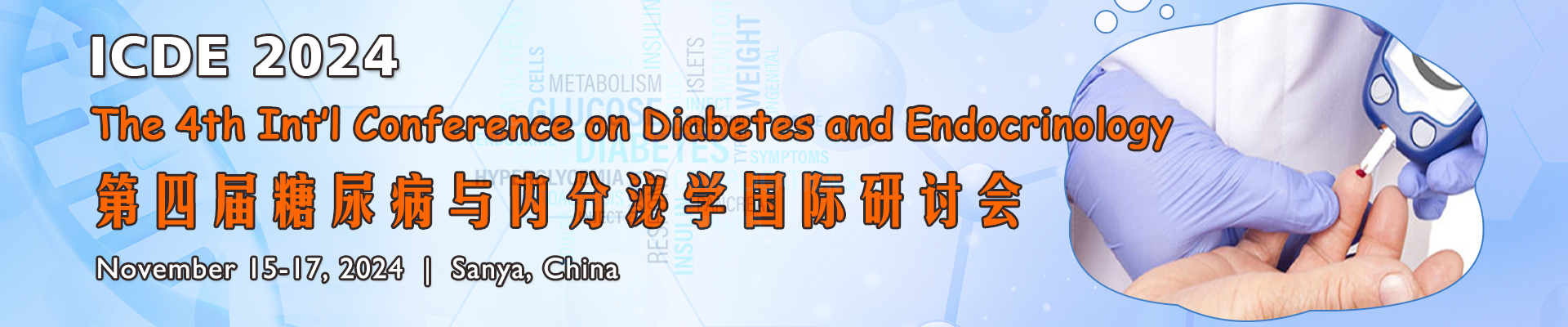 第四届糖尿病与内分泌学国际研讨会（ICDE 2024)