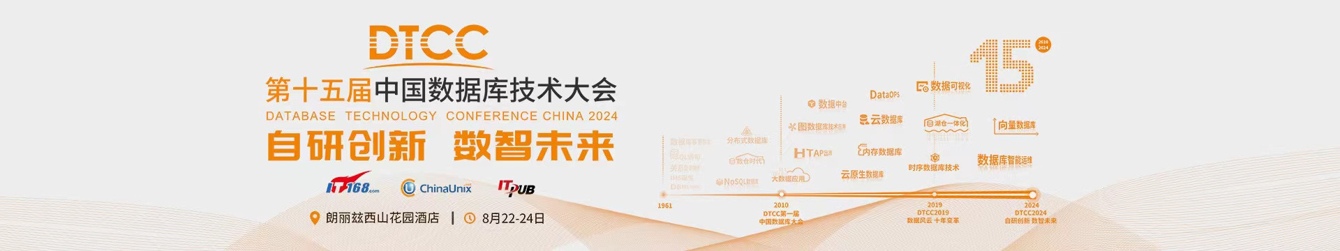 DTCC2024第十五届中国数据库技术大会