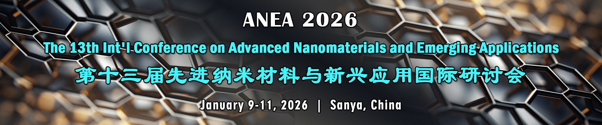 第十三届先进纳米材料与新兴应用国际研讨会(ANEA 2026)