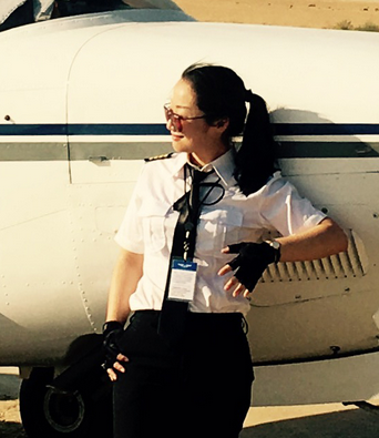 第一位挑战环球飞行的中国女性 陈静娴照片