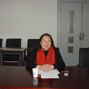 上海市建筑建材业市场管理总站副科长贺鸿珠照片