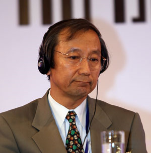 日本国际经济交流财团高级顾问丰田正和照片