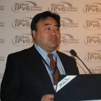 日本IPV6高度化推进委员会主席Hiroshi Esaki照片
